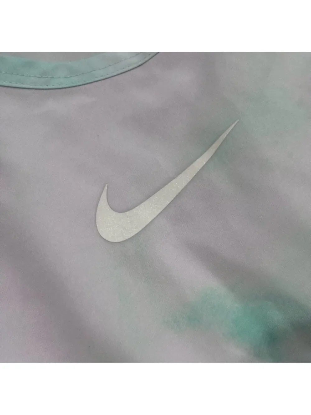 Nike Green Tie-Dye Mesh Detail Tank Top – Size Small